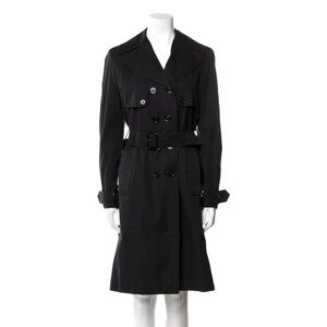 BURBERRY LONDON Trench Coat Black Size 8US